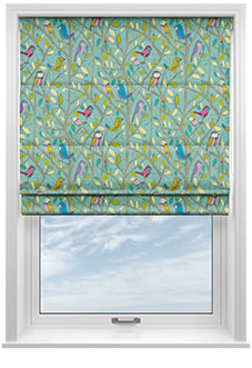 Tweety, Duckegg - Twist&Fit Roman Blind